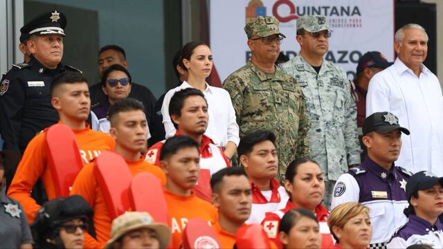 Ana Paty Peralta da banderazo al Operativo de Seguridad Guadalupe-Reyes