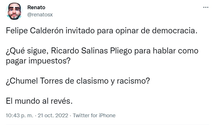 Critican a Felipe Calderón y Ernesto Zedillo por hablar de democracia y AMLO