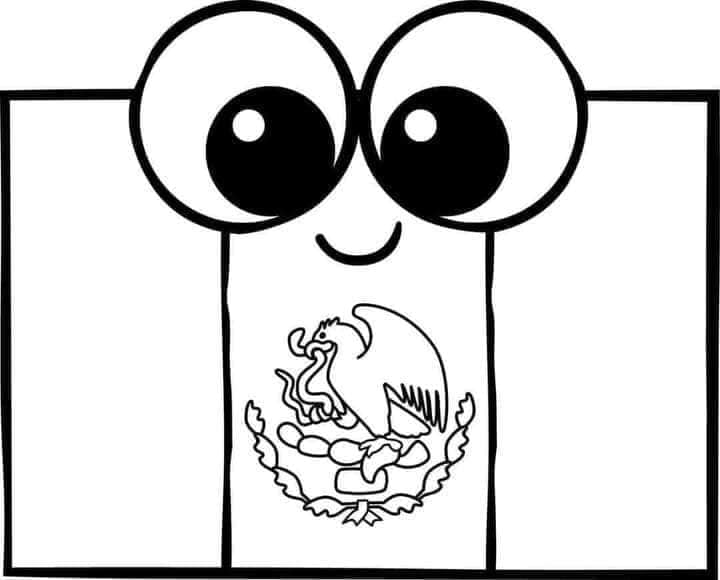 Dibujos patrios del 15 de septiembre para colorear