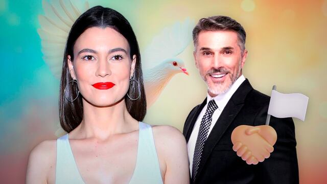 Sergio Mayer y Natália Subtil hacen las paces