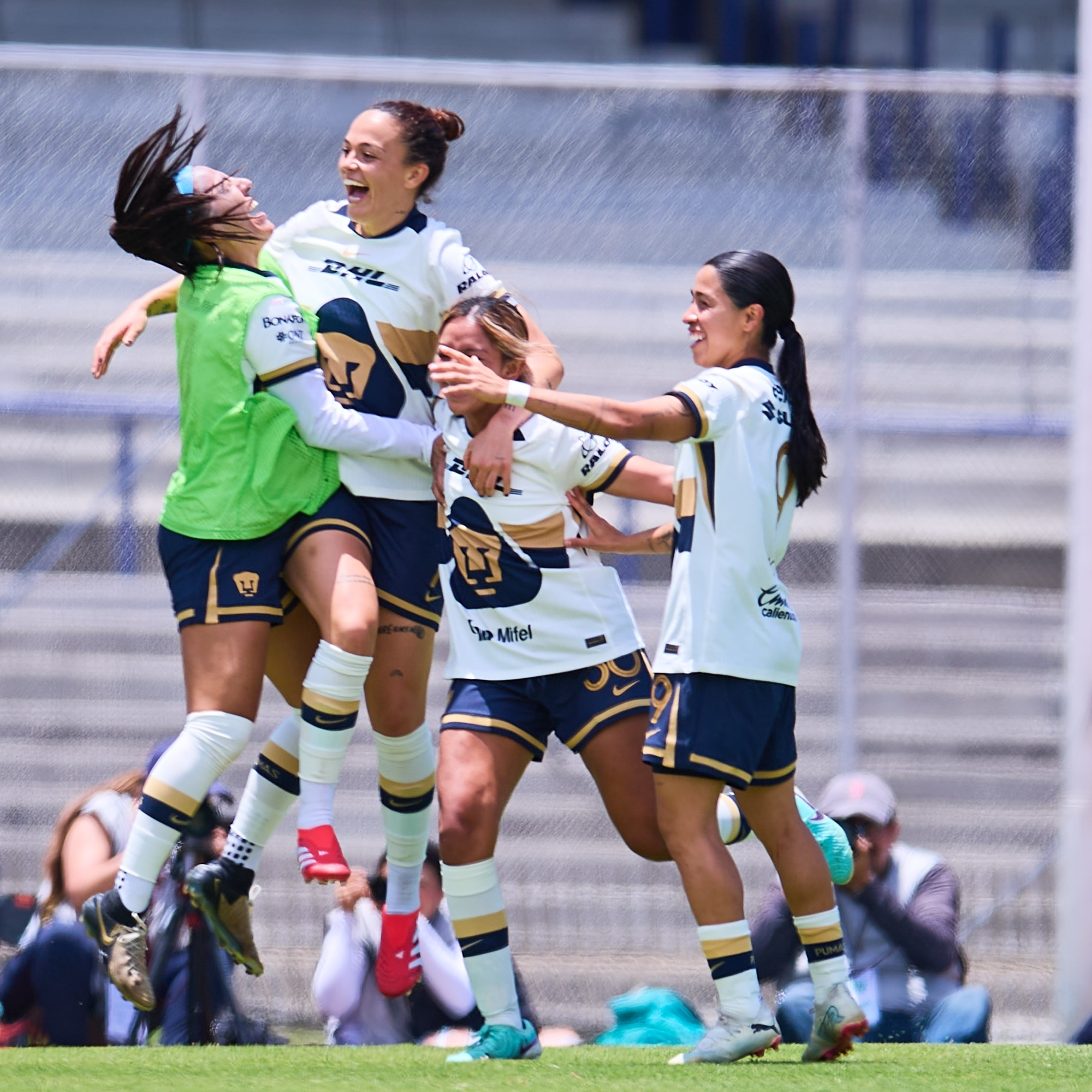 Pumas Femenil golea a Querétaro en el inicio de la Jornada 4
