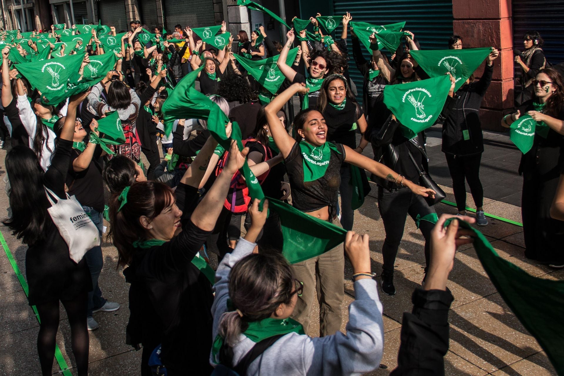 Protesta por el aborto legal