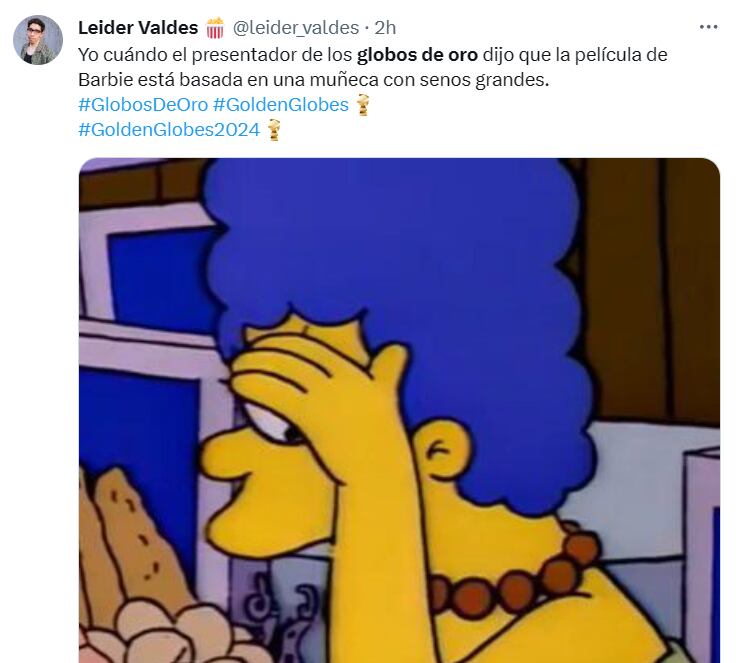 Los Globos de Oro 2024 dejaron memes