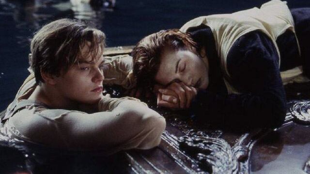 Escena de Rose y Jack en Titanic