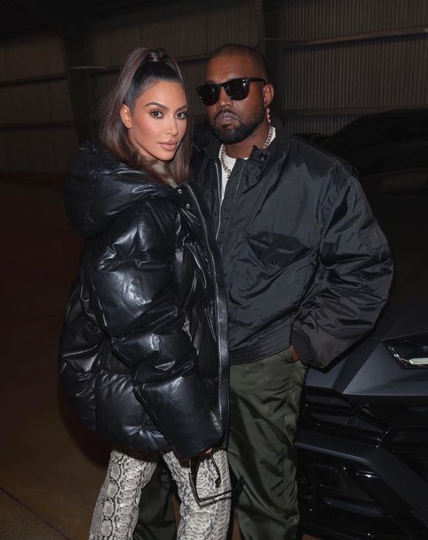 Kanye West y Kim Kardashian