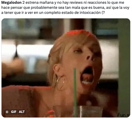 La película de Megalodón 2 y su calificación en Rotten Tomatoes, ha hecho que usuarios quieran verla