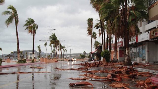 Municipio de La Paz en Baja California. Afectaciones por 'Newton'