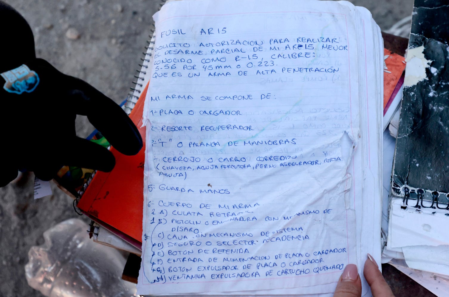 Notas encontradas en campos de adiestramientos del CJNG en Teuchitlán, Jalisco