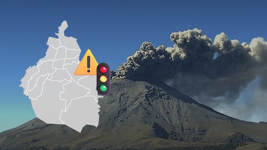 Volcán Popocatépetl: prevén caída de ceniza en 6 alcaldías de CDMX
