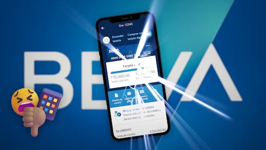 La app de BBVA presenta problemas para usuarios en México