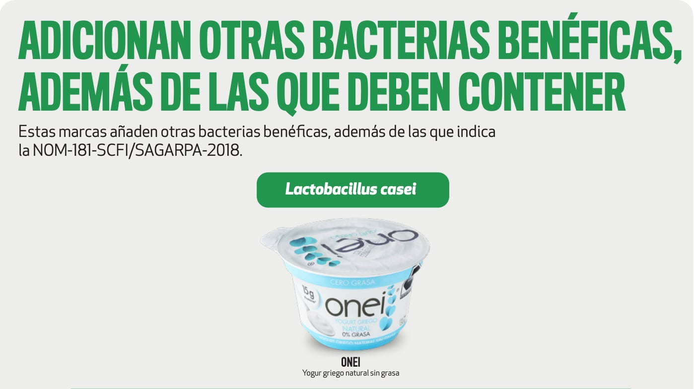 El yogurt griego Onei forma parte de las 8 mejores marcas que consideró la Profeco en su estudio