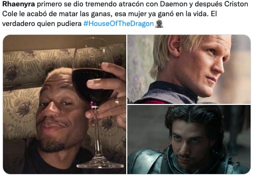 Memes de The House of Dragon de Daemon y Rhaenyra