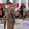 Delfina Gómez emite su voto en casilla de Texcoco por las elecciones Estado de México 2023