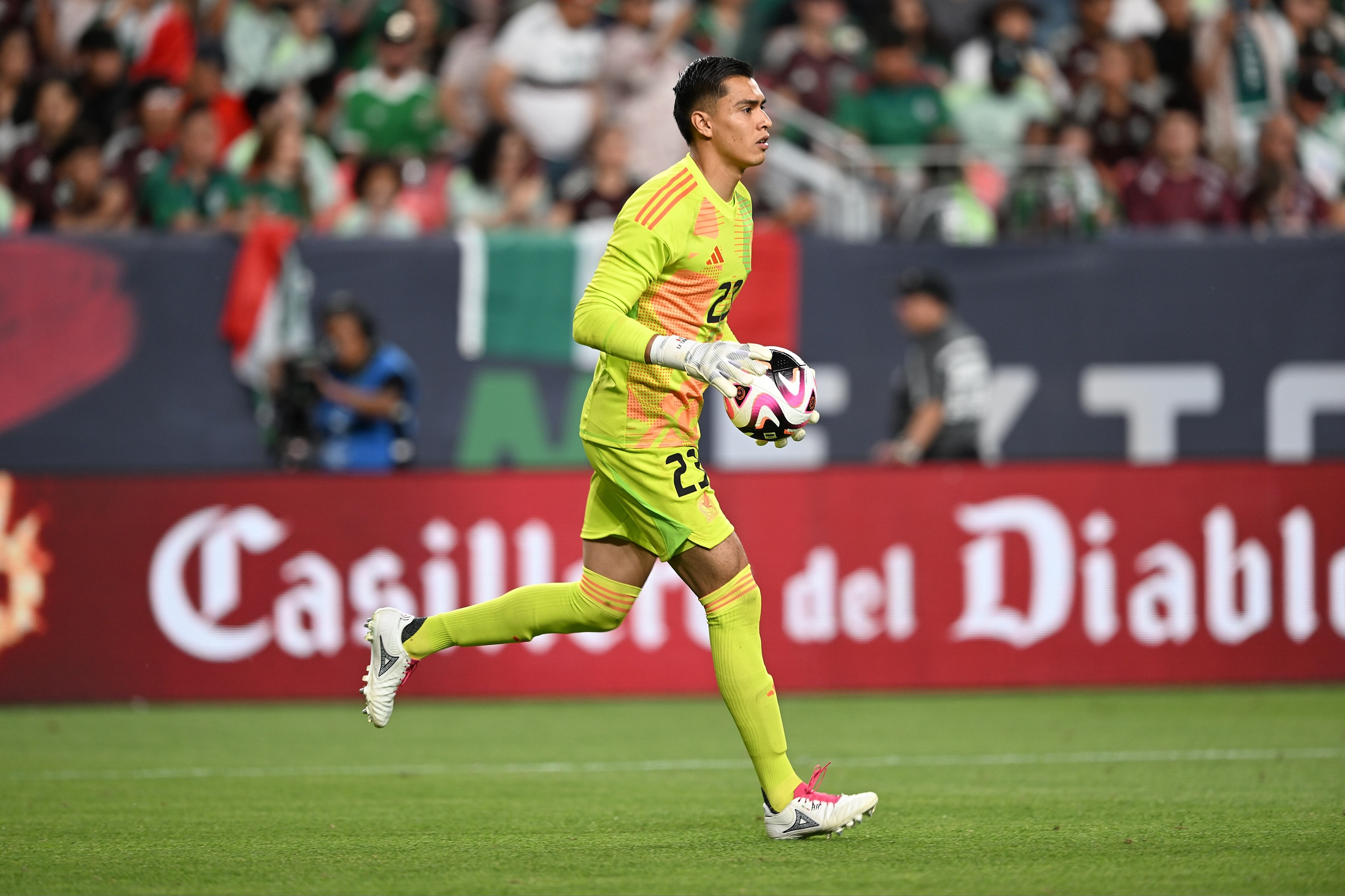 Tala Rangel, en el México vs Uruguay.