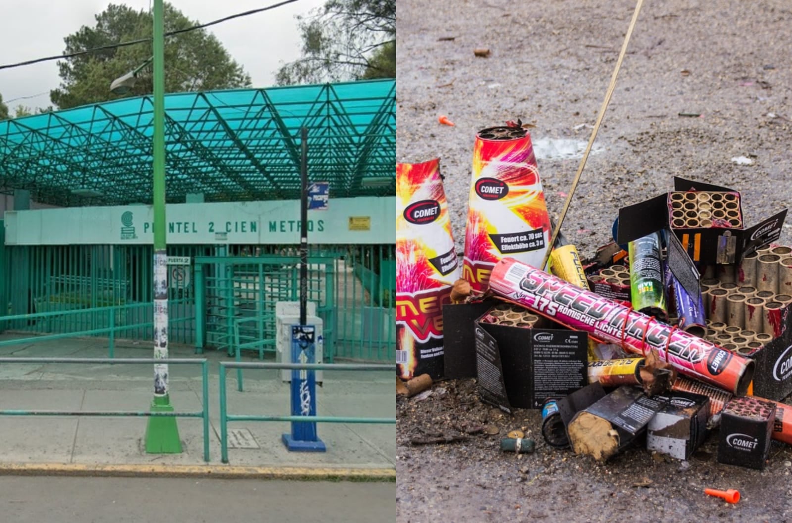 Un petardo mata a una estudiante afuera de Colegio de Bachilleres 2