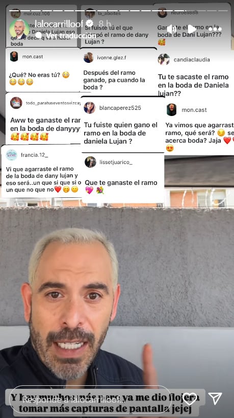 Lalo Carrillo es confundido con un invitado de la boda de Daniela Luján
