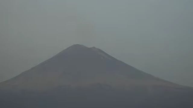 Volcán Popocatépetl el 2 de enero