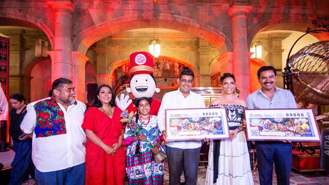 Lotería Nacional y Gobierno de Oaxaca celebran la Guelaguetza