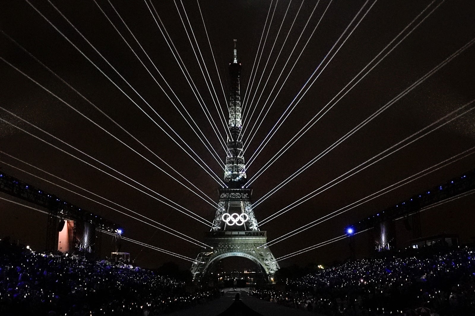 Show De la Torre Eiffel durante los Juegos Olímpicos de Paris 2024