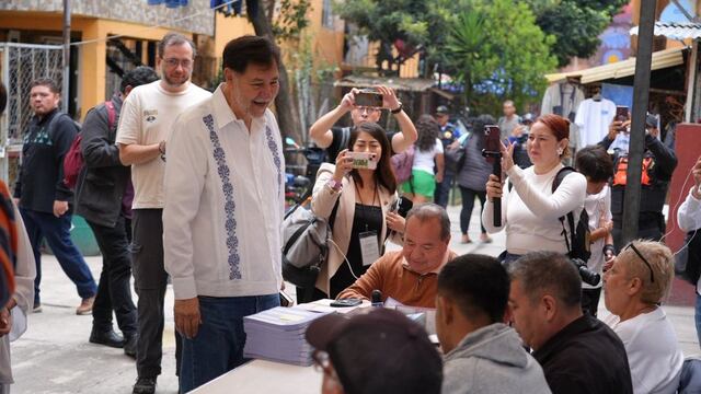 Gerardo Fernández Noroña en las elecciones 2025 del Poder Judicial