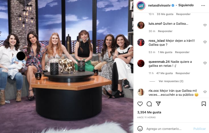 Audiencia de Netas Divinas rechaza integración de Galilea Montijo