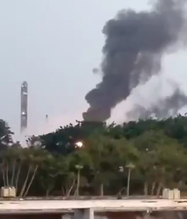 Se registra explosión en el complejo petroquímico Cangrejera de Pemex en Veracruz