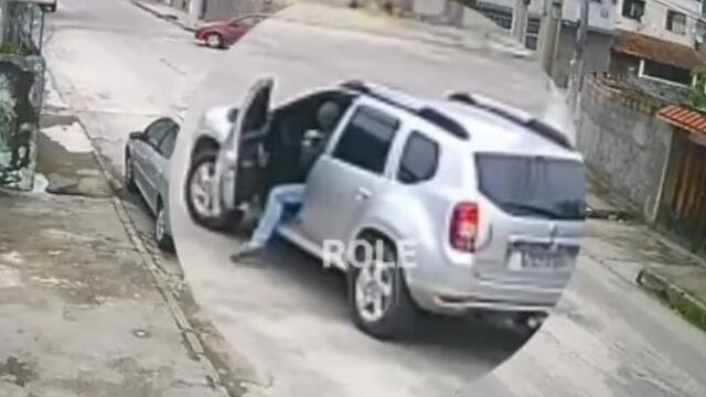 ladrón de automóvil no pudo manejar