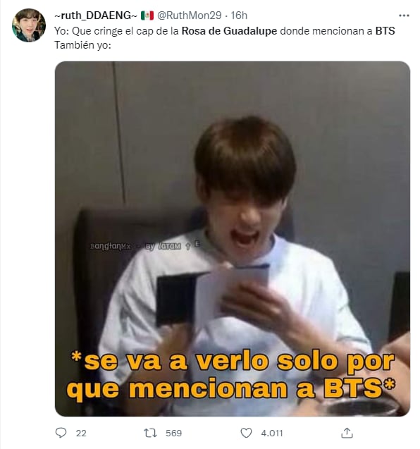 Memes de BTS por capítulo de 'La rosa de Guadalupe'