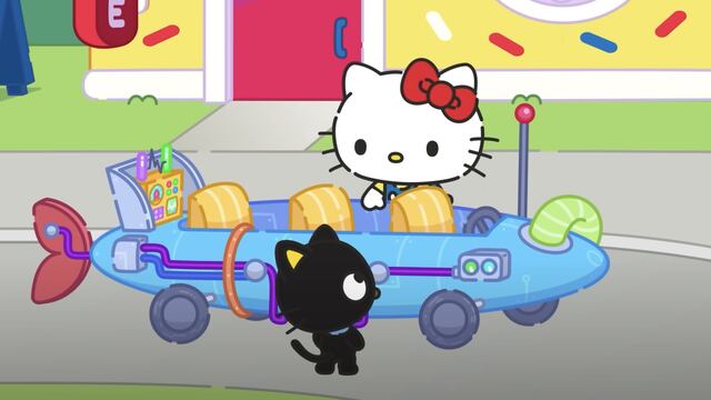 Hello Kitty de paseo con sus amigos