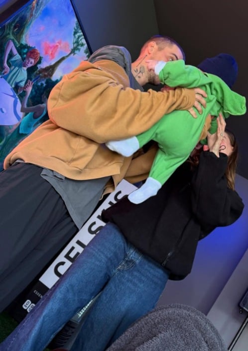 Justin Bieber junto a Hailey Bieber y su hijo Jack Blues