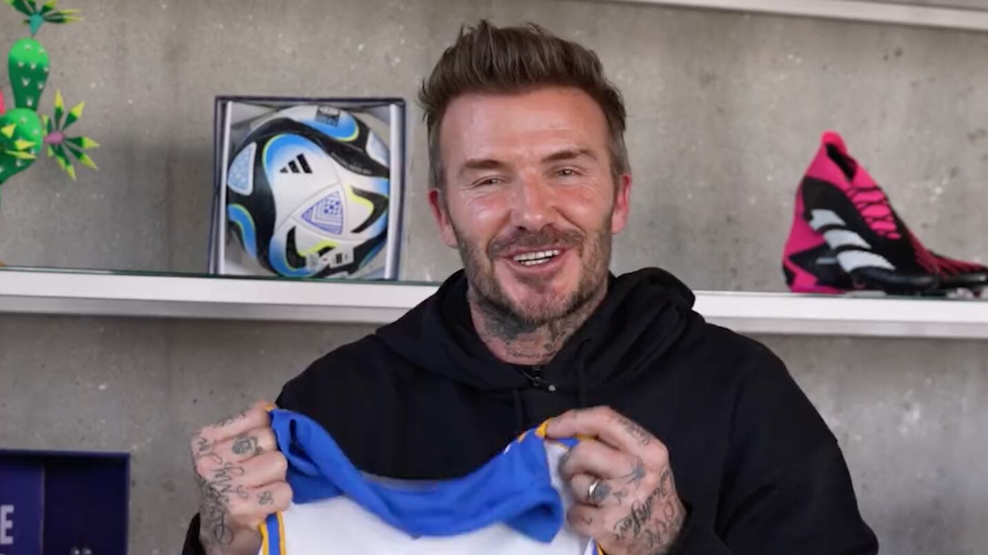 David Beckham ve la playera del Club Tigres; se enamora y se vuelve fan del equipo