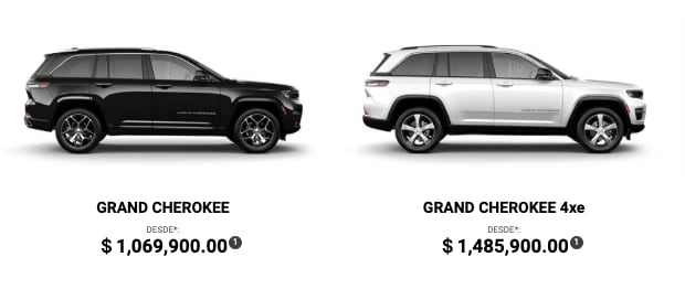 Camionetas Jeep Gran Cherokee