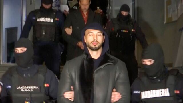 Andrew Tate arrestado en Rumania
