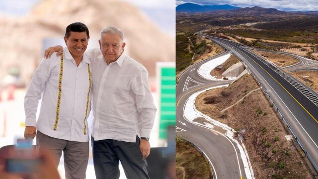 AMLO inaugura la carretera Barranca Larga-Ventanilla en Oaxaca