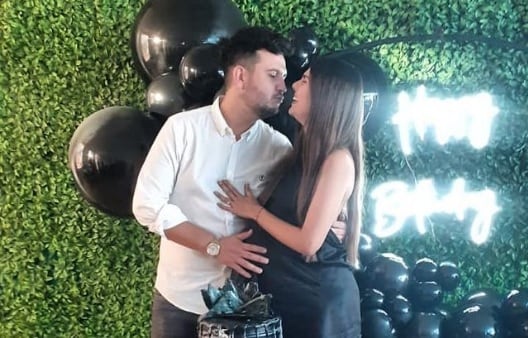 Edén Muñoz y su esposa Paloma Llanes