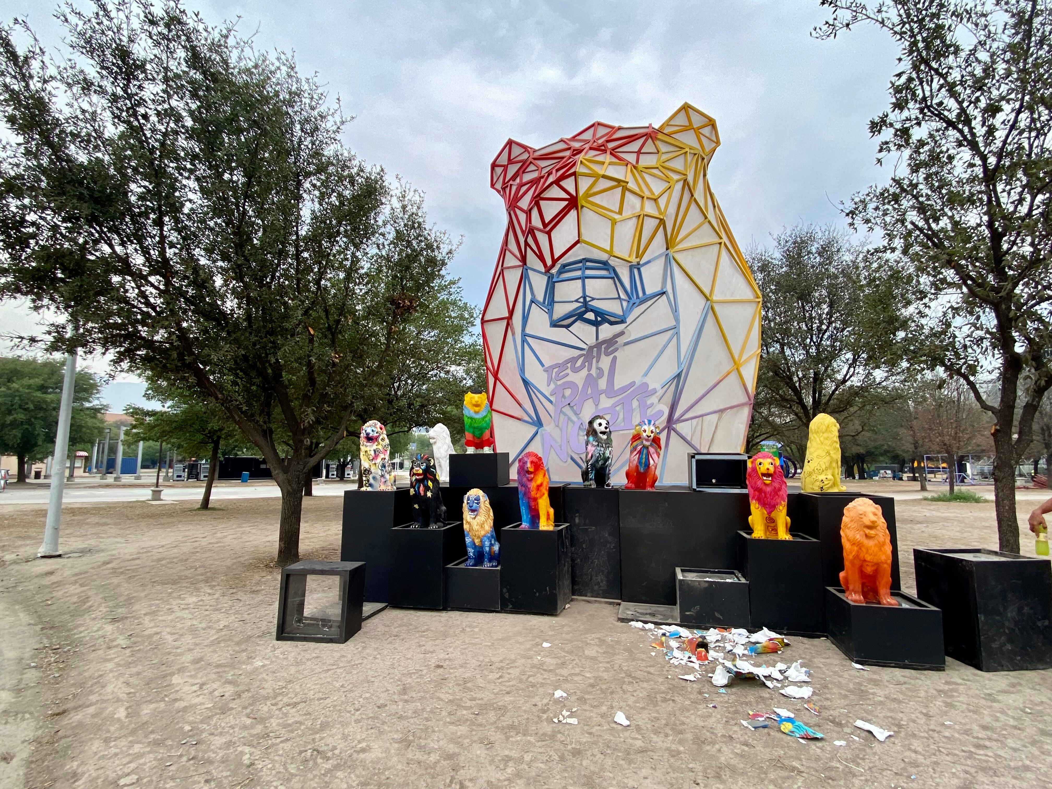 Desmontaje de escenarios Pa’l Norte 2023