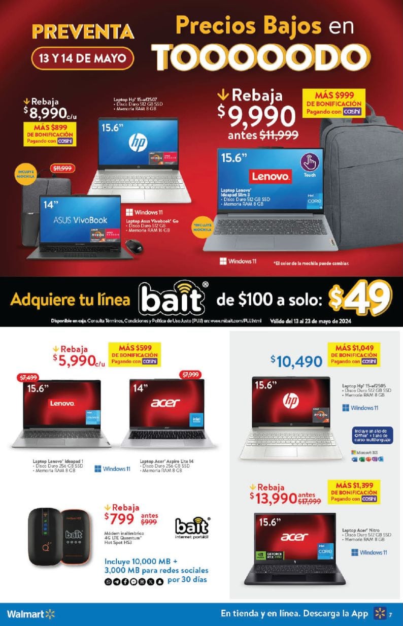 Ofertas Walmart Hot Sale preventa 13 y 14 de mayo 2024 en televisiones y pantallas: Los mejores precios