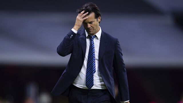 Santiago Solari America head coach during the game America vs Atletico San Luis, corresponding to day 04 of the Torneo Clausura Grita Mexico C22 of Liga BBVA MX, at Azteca Stadium, on February 05, 2022.
<br><br>
Santiago Solari Director Tecnico de America durante el partido America vs Atletico San Luis, correspondiente a la Jornada 04 del Torneo Clausura Grita Mexico C22 de la Liga BBVA MX, en el Estadio Azteca, el 05 de Febrero de 2022.