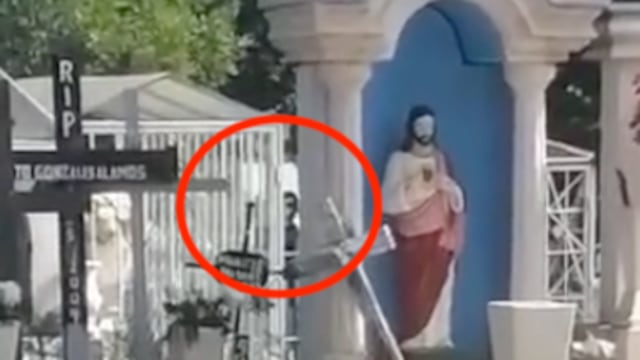 Un video de TikTok asegura haber visto un niño fantasma en un cementerio