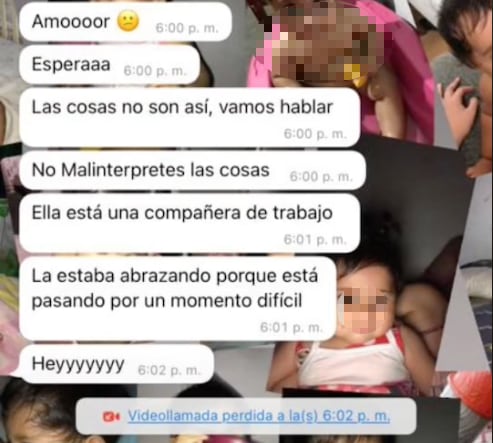 Mensajes del novio infiel
