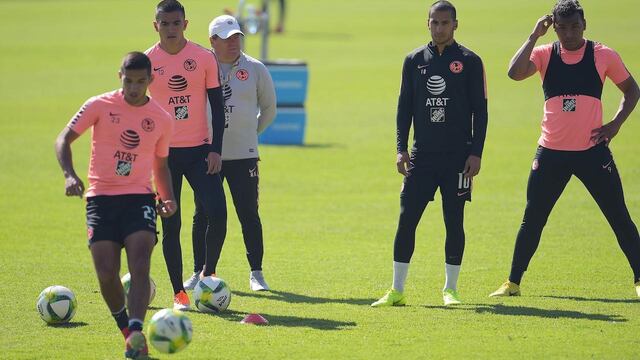 Cecilio en el entrenamiento de este lunes