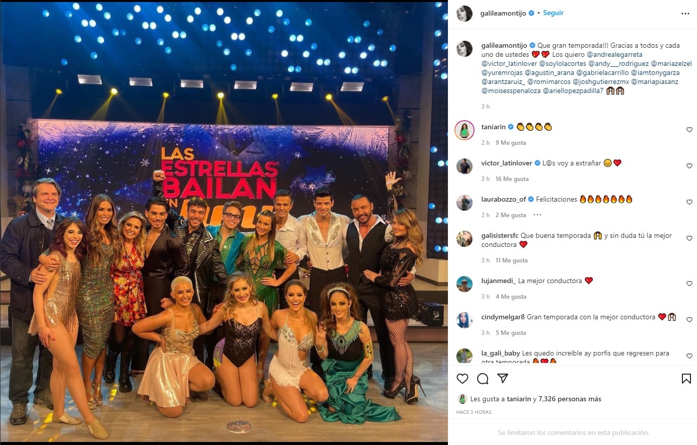 Galilea Montijo se despide de ‘Las Estrellas bailan en Hoy’