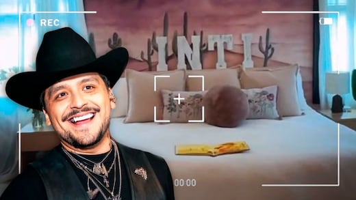 Christian Nodal presume el cuarto de Inti en Instagram