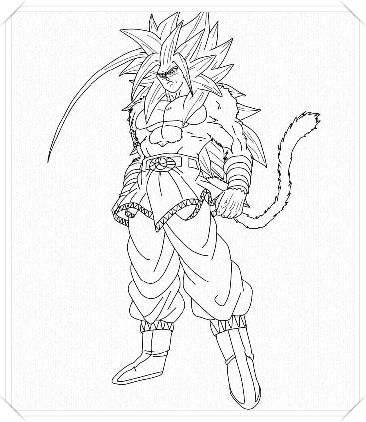 Dibujo de Goku de Dragon Ball por Día de Goku: