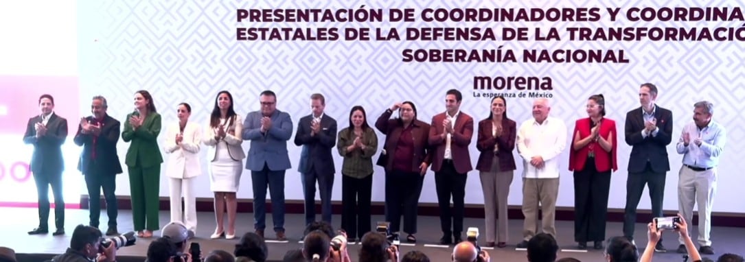 Rafael Marín y Paty Peralta acompañan a Eugenio Segura como coordinador de Morena en Quintana Roo