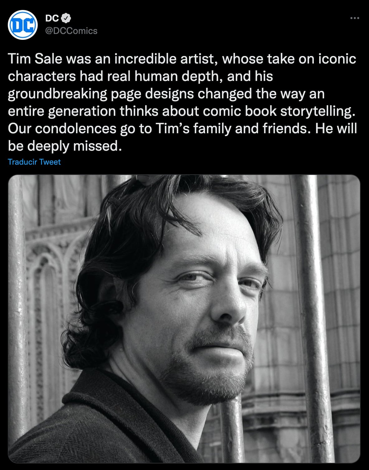 Muerte Tim Sale