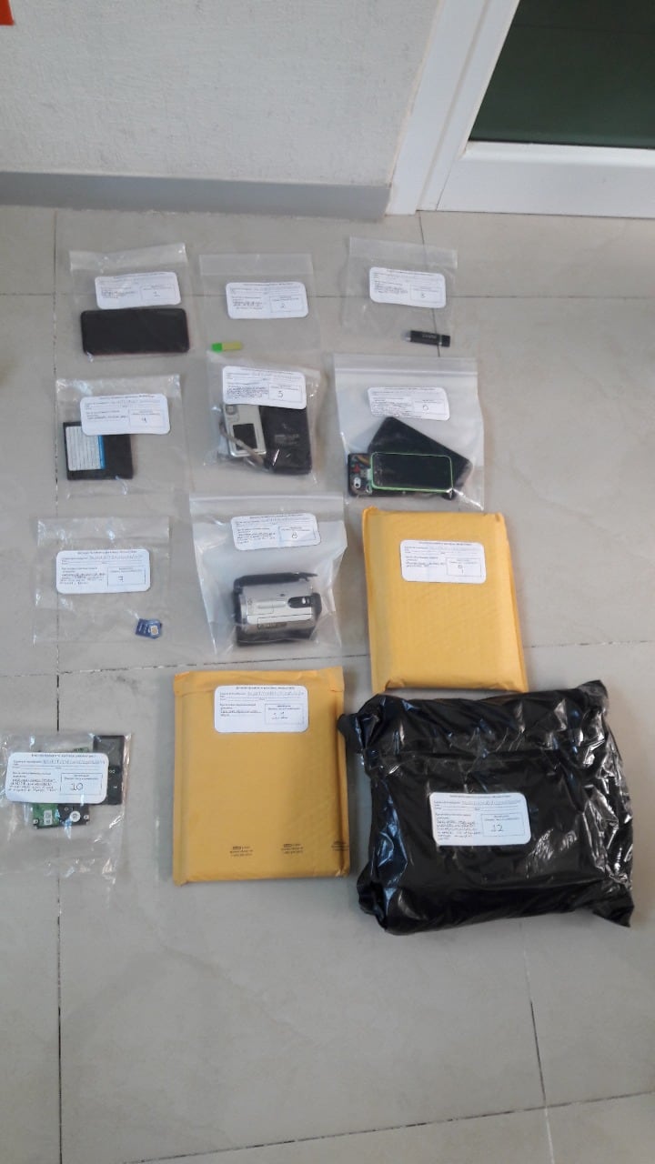 Dispositivos con los que trabajaba Marco Antonio González Ramírez.