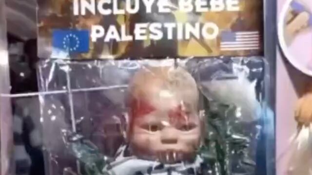 Venden "bebé palestino" en Mercado Hidalgo de CDMX