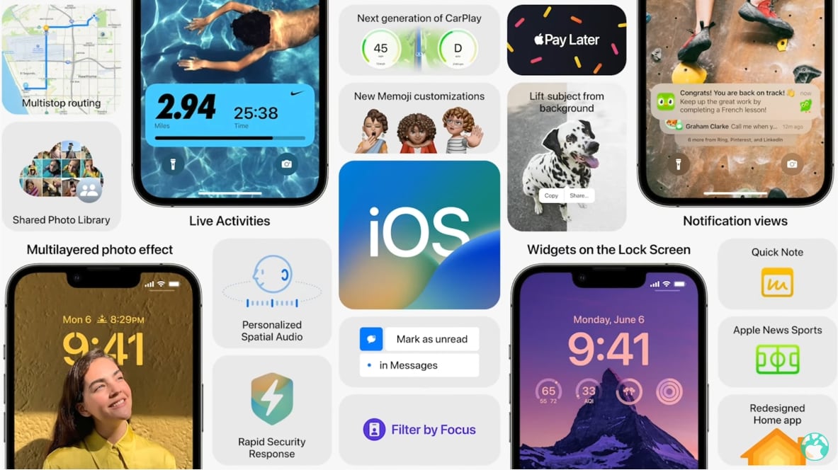 iOS16, nuevo sistema operativo de Apple