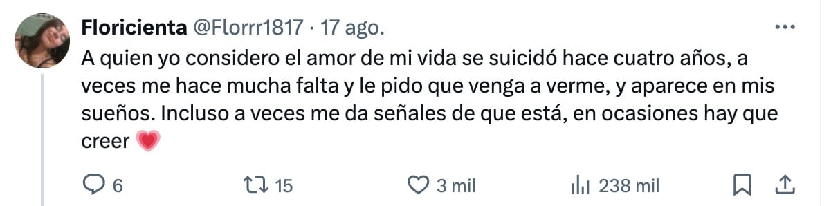 Usuarios comparten historias similares a las del amigo muerto de la usuaria, quien asegura la visitó